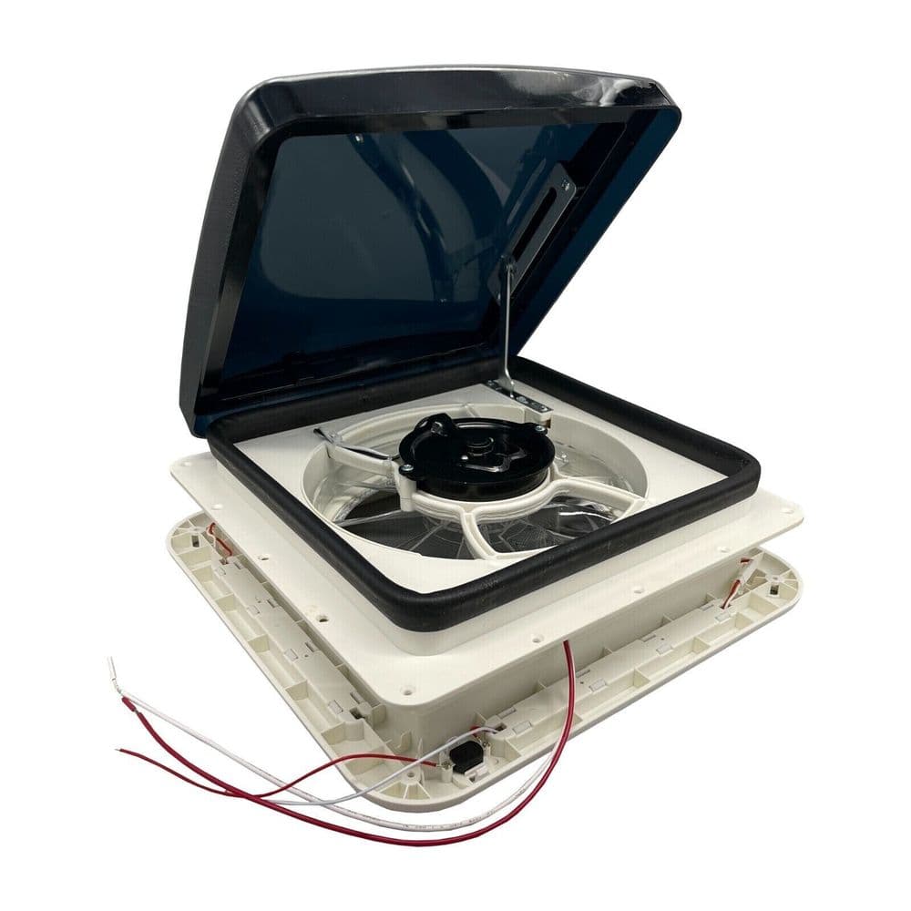 Remote control Roof Vent with Rain Sensor 400mm x 400mm 12v Caravan ...