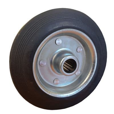 Replacement Jockey Wheel with Metal Rim 200mm x 60mm to Suit Caravan, Trailer