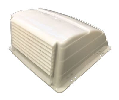 RV ROOF VENT COVER FOR AMERICAN + EUROPEAN MOTORHOMES + CARAVANS - WHITE