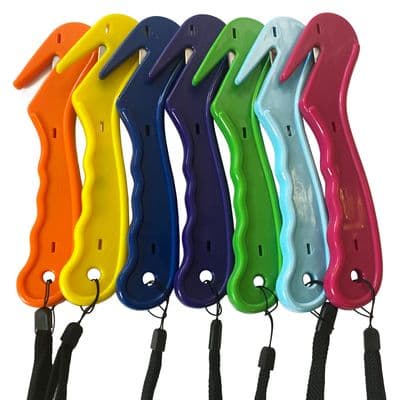 SAFETY STABLE YARD KNIFE equestrian horse hay straw bale net cutter