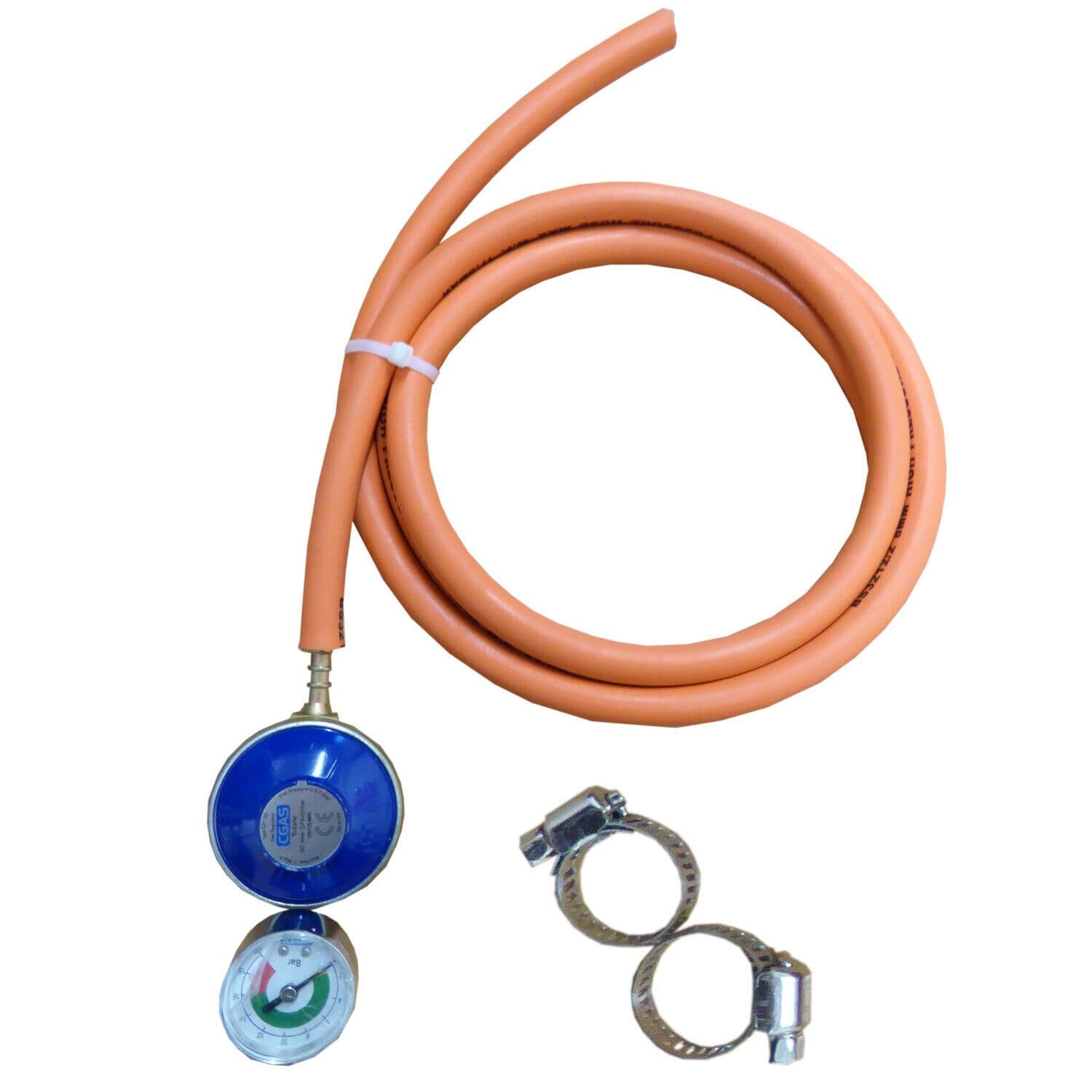 thumbnail image 2 of SecureFix Direct Butane Gas Regulator With G8 Nut - 30mbar, Screw-on Calor Pressure, Blue 2 of 2