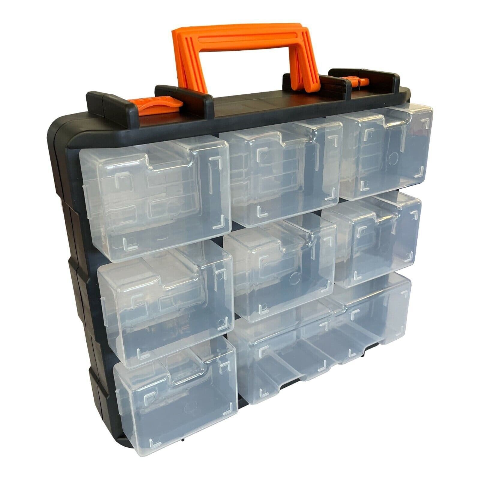 Tool Compartment Box Screw Storage Organiser Tool Box Case Nails Screws Nuts Bolts 16 ...