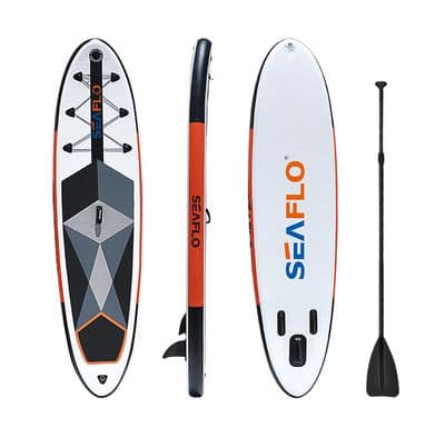 Seaflo Inflatable SUP Paddle Board with Pump Oar Leash Bag Kit Fin marine