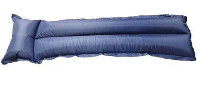 SELF INFLATING SINGLE FOLDING CAMPING MAT with PILLOW + STORAGE BAG picnic beach