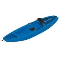 SINGLE ADULT KAYAK SIT ON TOP WITH SKEG WHEEL, BACKREST & STORAGE - BLUE 2.7m COLLECT