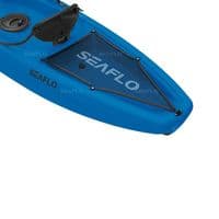 SINGLE ADULT KAYAK SIT ON TOP WITH SKEG WHEEL, BACKREST & STORAGE - BLUE 2.7m COLLECT