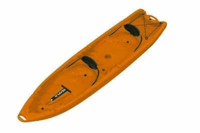 SIT ON TOP FAMILY KAYAK 2 ADULTS + 2 CHILDREN (SF-4001) ORANGE canoe water sport