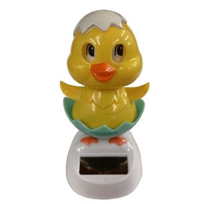 SOLAR DANCING CHRISTMAS BABY YELLOW CHICK  xmas decoration ornament toy snow