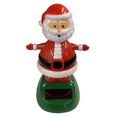 SOLAR DANCING FATHER CHRISTMAS - SANTA CLAUS xmas decoration ornament toy