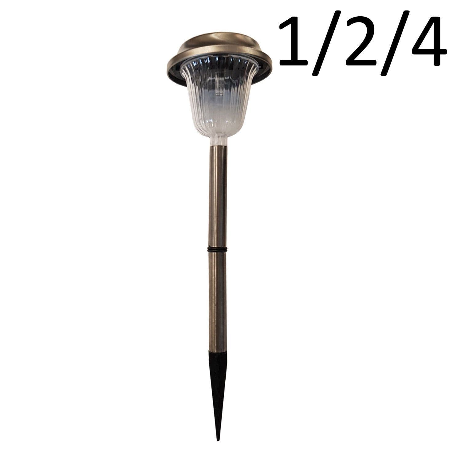 SOLAR DELUXE GARDEN POST LIGHT path decking lamp party lighting