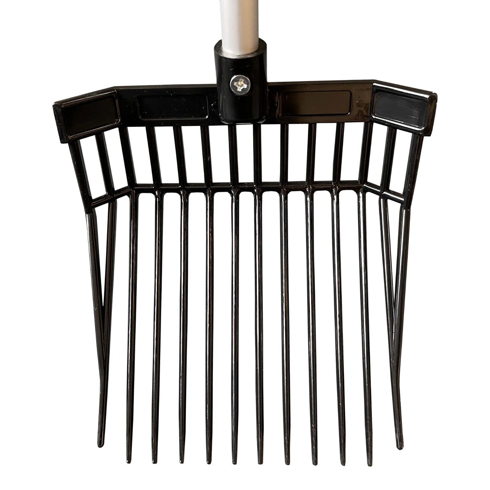 Stable Lightweight Manure Bedding Rake Equestrian Mucking Out Hay ...