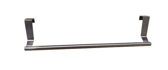 STAINLESS STEEL OVER DOOR TOWEL HANGER HOLDER kitchen bathroom hanging rack