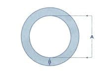 STAINLESS STEEL ROUND O RING - WEBBING ROPE MOORING 20mm x 75mm marine boat
