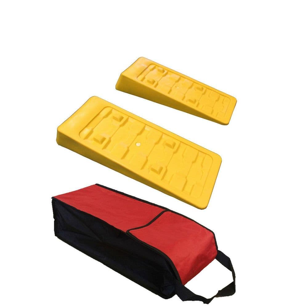 STANDARD LEVELLING RAMPS with CARRY BAG level levellers for motorhome