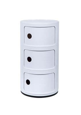 STYLISH 3 drawer BEDSIDE - BATHROOM - KITCHEN STORAGE CABINET caravan motorhome