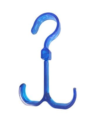 SWIVEL TIE - SCARF - SHOE -  COAT - BAG MINI HANGER wardrobe organiser camping