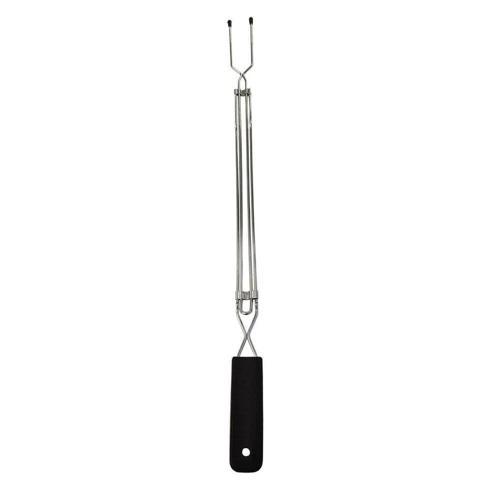 TELESCOPIC EXTENDABLE BBQ BARBECUE FORK food meat toasting marshmallows