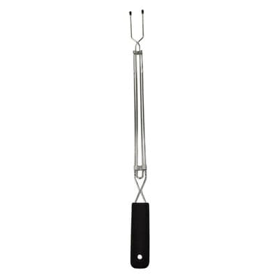 TELESCOPIC EXTENDABLE BBQ BARBECUE FORK food meat toasting marshmallows cooking