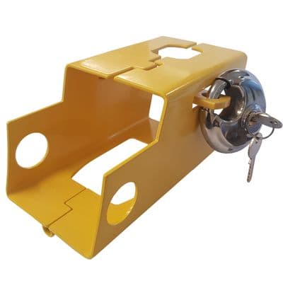 TRAILER COUPLING HITCH LOCK + PADLOCK (AP83225-5/61251) caravan trailer security