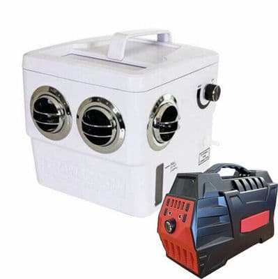 TRANSCOOL 12v/24v/240v EVAPORATIVE COOLER + SINE WAVE INVERTER POWER GENERATOR