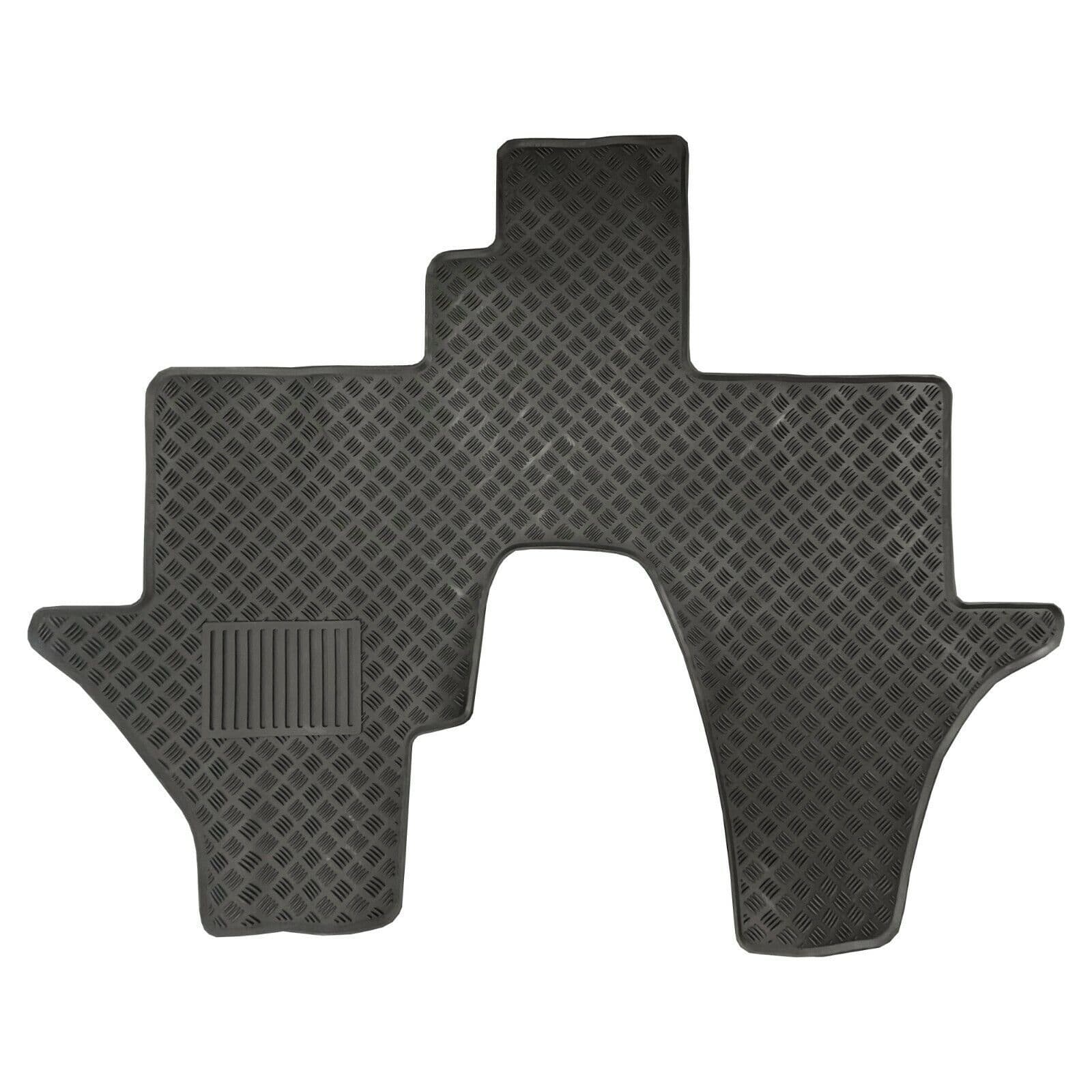 VW TRANSPORTER RUBBER FLOOR MAT T5 / T6 HEAVY DUTY TAILORED DELUXE