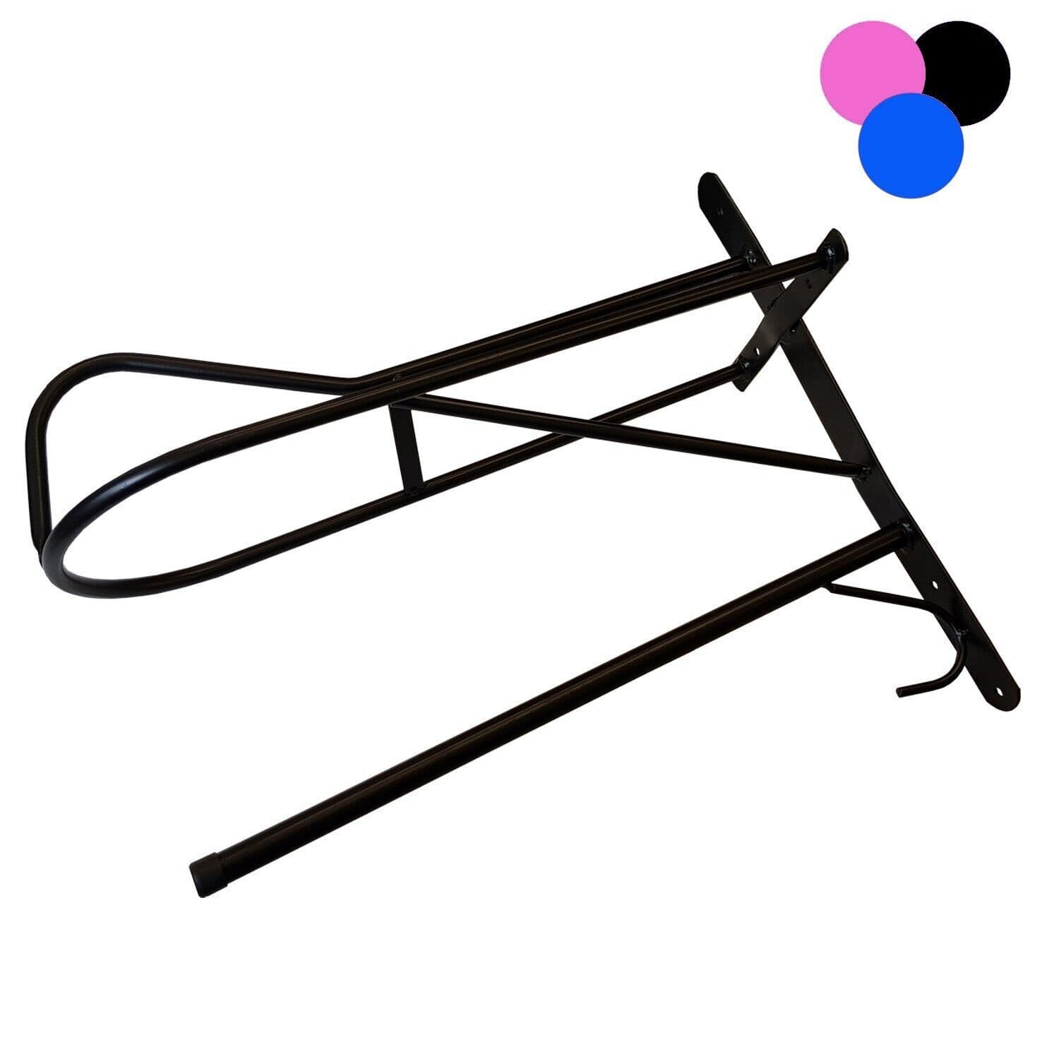 Wall Mounted Saddle Rack & Rug Rail Horse Equestrian Stable Bridle Tack ...