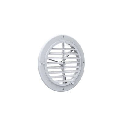 WHITE 164mm ROUND AIR VENT (SFVC1-01) RV caravan boat motorhome camper