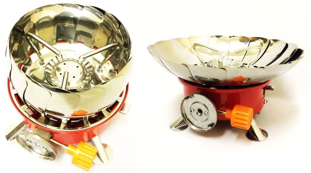 WINDPROOF MINI CAMPING GAS STOVE COOKER picnic West Midlands based UK