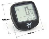WIRELESS BIKE ODOMETER SPEEDOMETER STOPWATCH CLOCK bicycle computer cycle