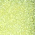 02721 Yellow Glow in the Dark Glass Seed Beads