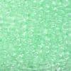 02722 Green Glow in the Dark Glass Seed Beads