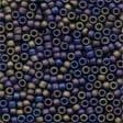 03013 Antique Stormy Blue Heather Glass Seed Beads