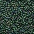 03029 Antique Autumn Green Glass Seed Beads