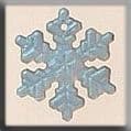 12162 Medium Snowflake Matte Crystal AB Mill Hill Treasure