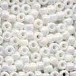 16601 White Opal Size 6 Pony Glass Seed Beads