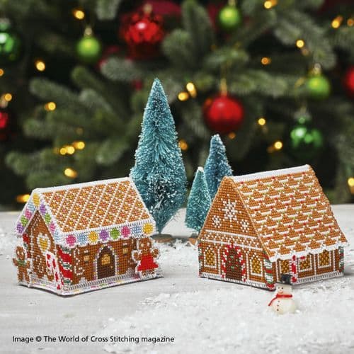 3D Gingerbread Houses WOXS Issue 338 2023 project pack