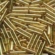 82011 Victorian Gold Medium Bugle Glass Seed Beads