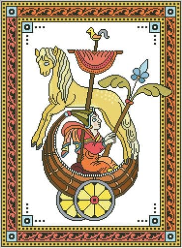 A Bright Ship by Arelate Studio cross stitch chart