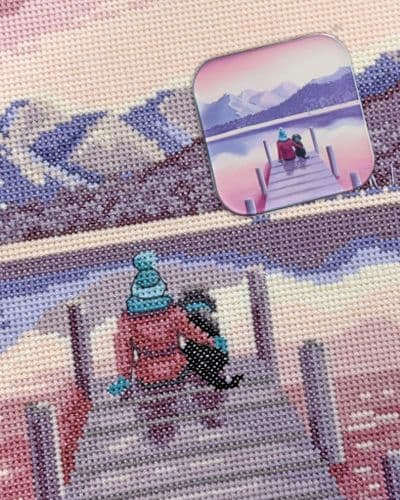 A Pawfect Place By The Water Needle Minder by Bothy Threads