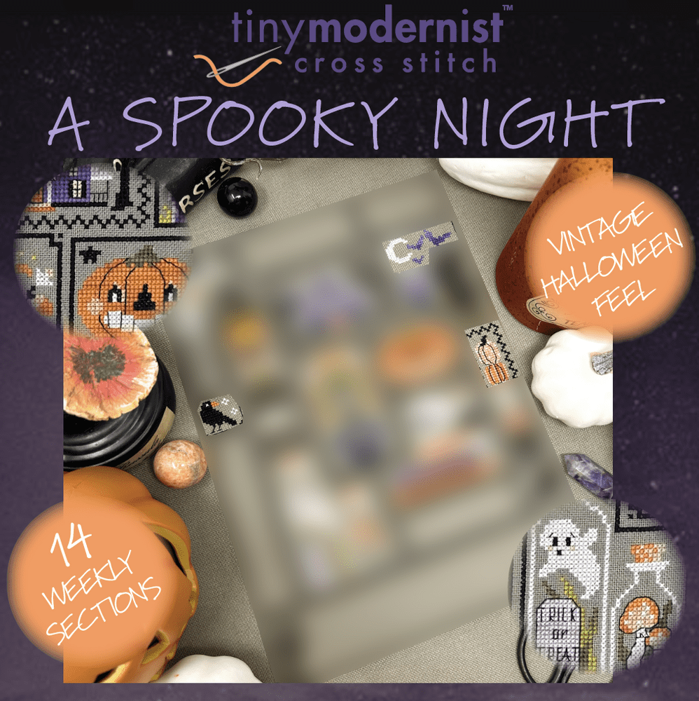 A Spooky Night SAL from Tiny Modernist Project Pack
