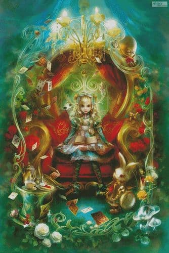 Alice Vignette (Large) by Artecy printed cross stitch chart