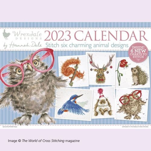 All 6 Wrendale Calendar Animals WOXS Issue 326 December 2022 project pack