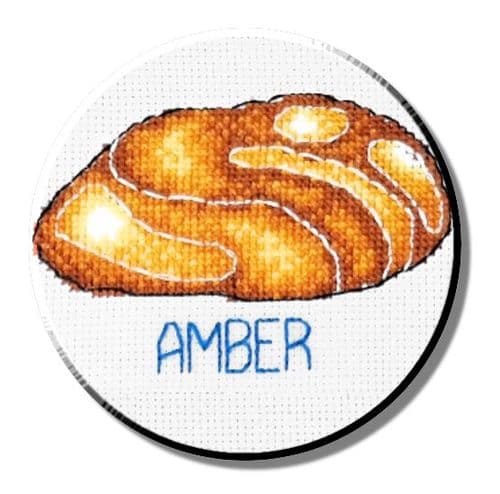 Amber Crystal Needle Minder