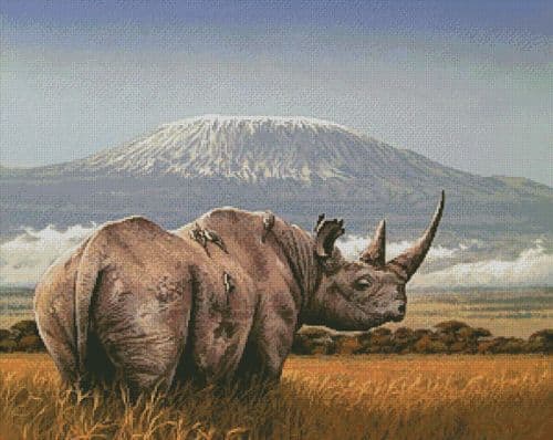 Amboseli by Artecy printed cross stitch chart