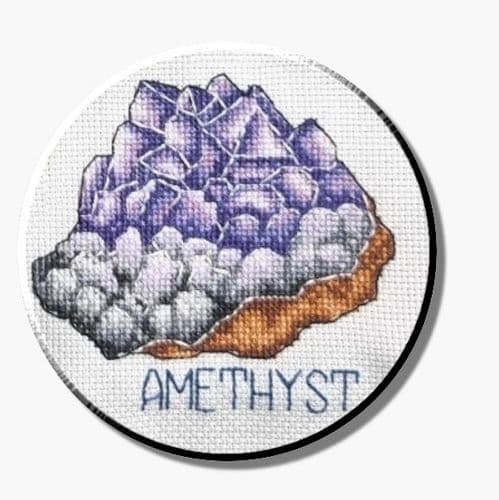 Amethyst Crystal Needle Minder