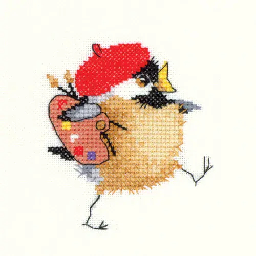 Artist Chick cross stitch chart - Valerie Pfeiffer