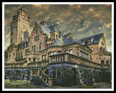Artistic Castle by Artecy printed cross stitch chart
