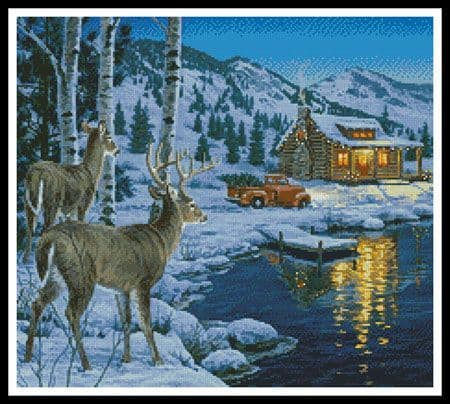 At Waters Edge (Crop) by Artecy printed cross stitch chart
