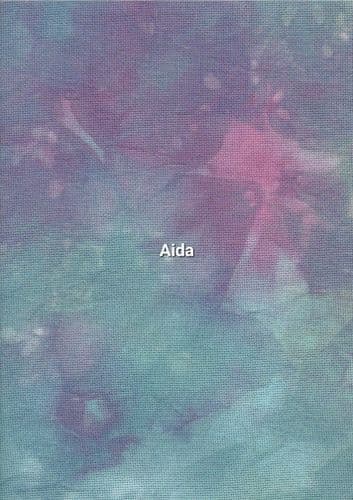Aurora Aida hand dyed by Fabrics by CraftiKate