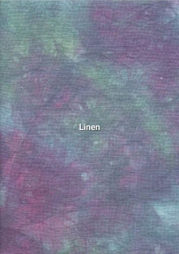 Aurora Linen hand dyed by Fabrics by CraftiKate